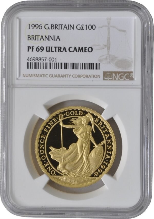1996 Proof Gold Britannia 1oz Coin NGC PF69