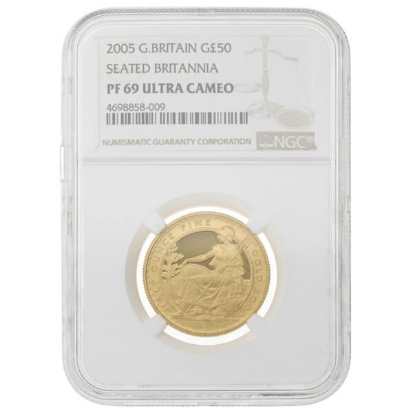 2005 1/2 oz Proof Gold Britannia Coin NGC PF69