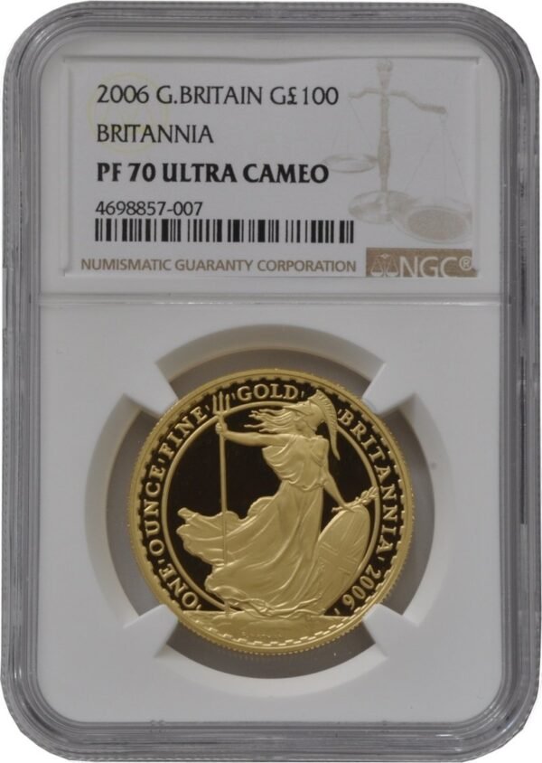 2006 Proof 1oz Gold Britannia Coin NGC PF70