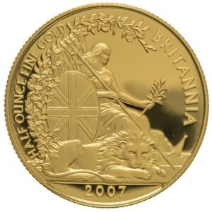 2007 Proof 1/2 oz Gold Britannia Coin