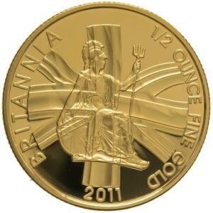 2011 1/2oz Gold Britannia Proof Coin PCGS PR70