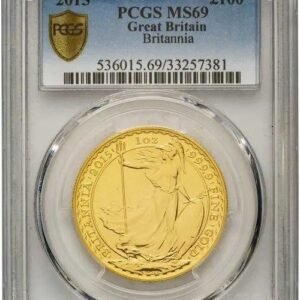 2015 1oz Gold Britannia Coin PCGS MS69