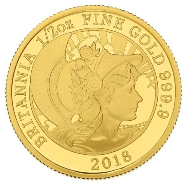 2018 Proof 1/2 oz Gold Britannia Coin