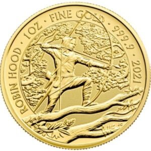 2021 Robin Hood 1 oz Gold Coin Myths & Legends PCGS MS69