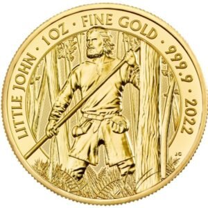 2022 1oz Little John Gold Coin Myths & Legends
