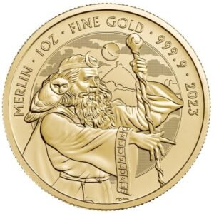 2023 1oz Merlin Gold Coin Myths & Legends