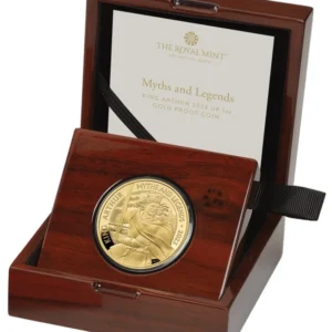 2023 Proof King Arthur 1oz Gold Coin Myths & Legends Boxed