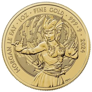 2024 1oz Morgan Le Fay Gold Coin Myths & Legends